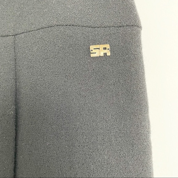 Sonia Rykiel Paris Black Wool Pencil Skirt 10 - Picture 4 of 9
